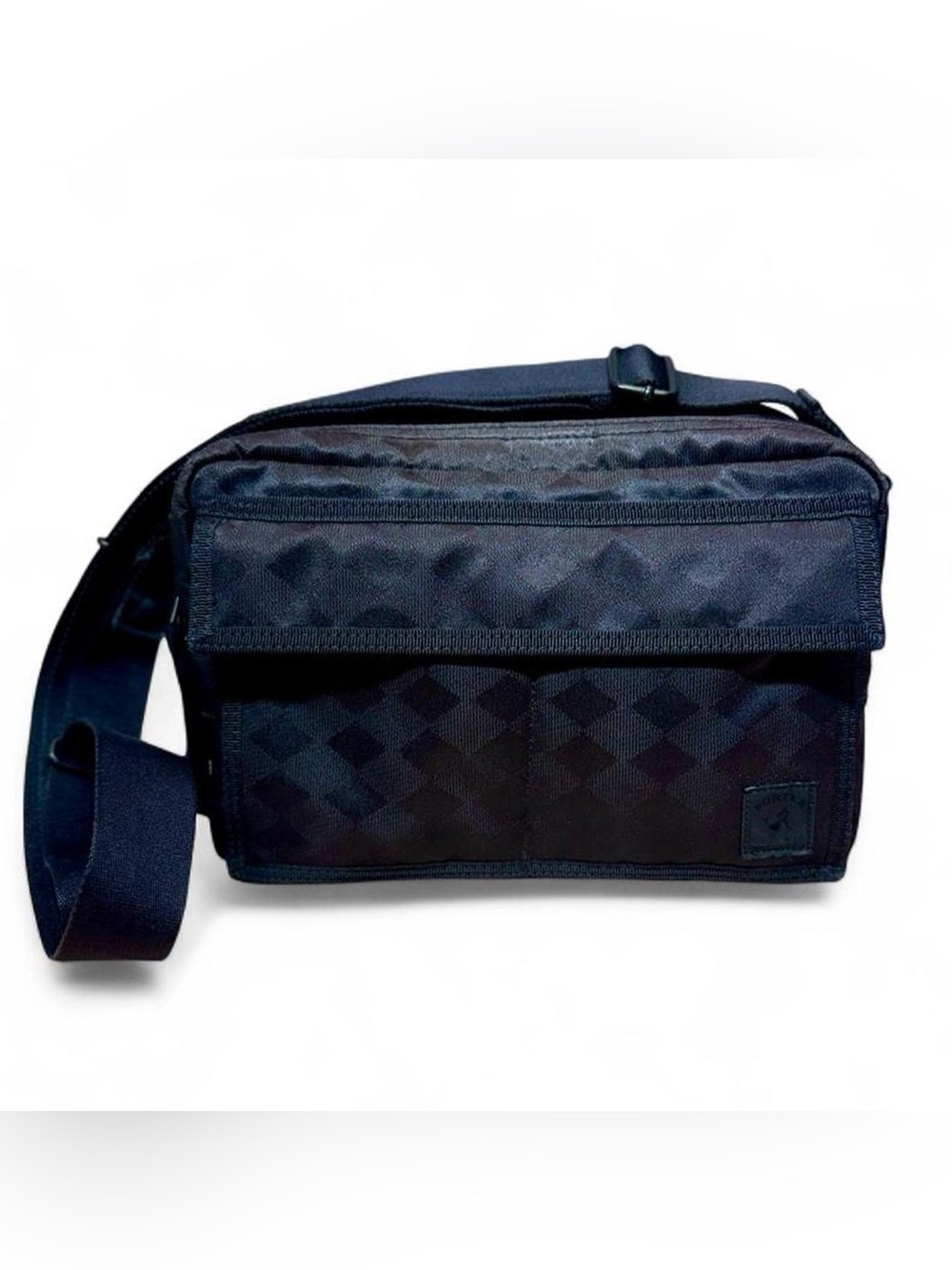 Porter-Yoshida & Co Vintage Black Diamond Pattern Camera Sling Bag